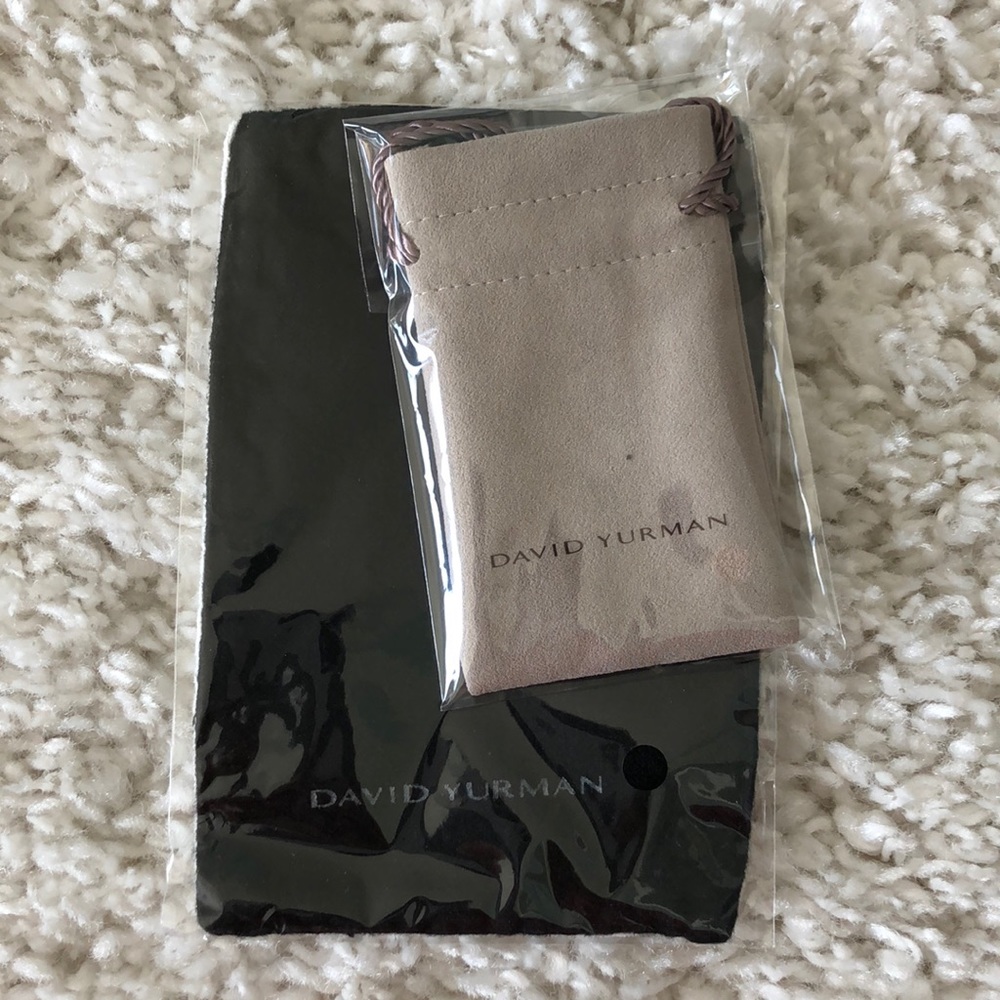 NWT David Yurman Jewelry Protector Pouch & Cloth